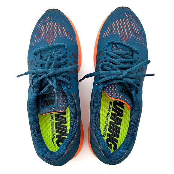 Nike Zoom Pegasus 31 Running Shoes (Blue/Orange) - Picture 5 of 14